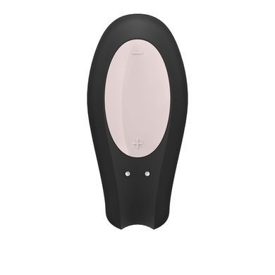 Смарт-вібратор для пар Satisfyer Double Joy Black із широким кліторальним стимулятором SO3898 фото