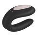 Смарт-вібратор для пар Satisfyer Double Joy Black із широким кліторальним стимулятором SO3898 фото 7