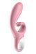 Смартвібратор-кролик Satisfyer Hug Me Pink, 2 мотори, діаметр 4,2см, широка кліторальна частина SO6274 фото 4