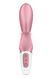 Смартвібратор-кролик Satisfyer Hug Me Pink, 2 мотори, діаметр 4,2см, широка кліторальна частина SO6274 фото 5