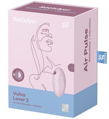 Вакуумний стимулятор Satisfyer Vulva Lover 3 Pink SO7782 фото