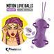 Вагінальні кульки з масажем і вібрацією FeelzToys Motion Love Balls Twisty з пультом ДК, 7 режимів SO3853 фото 1