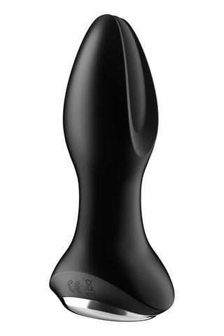 Анальна смарт вібропробка із перлинним масажем Satisfyer Rotator Plug 2+ Black SO6279 фото