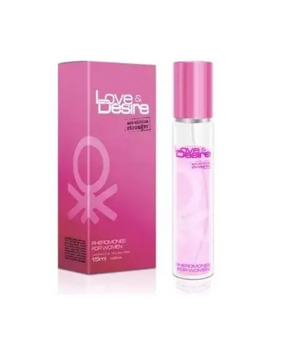 Туалетна вода з феромонами для жінок Love & Desire for Women, 15 m Love-1 фото
