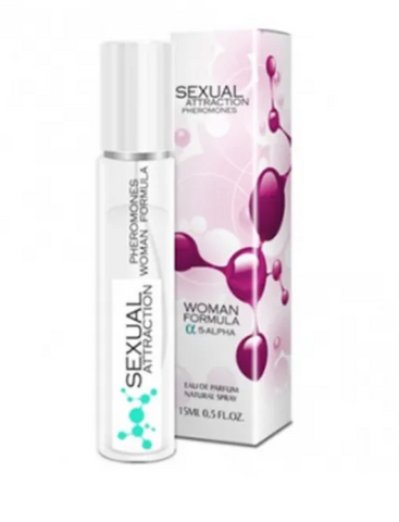 Туалетна вода з феромонами для жінок Sexual шт Attraction Feromony for Women, 15 ml Sexual фото