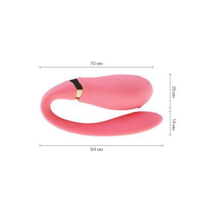 Смартвібратор для пар Zalo &mdash; Fanfan Rouge Pink SO6669 фото