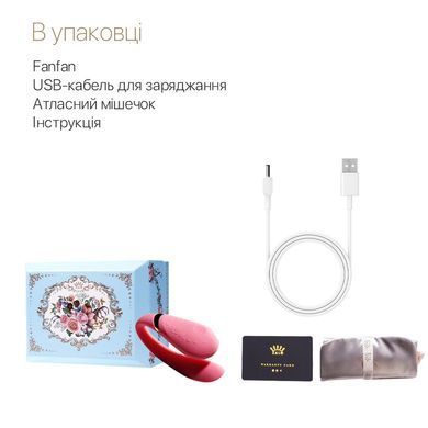 Смартвібратор для пар Zalo &mdash; Fanfan Rouge Pink SO6669 фото