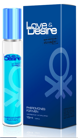 Туалетна вода з феромонами для чоловіків Love шт & Desire for Men, 15 ml Love фото