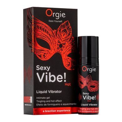 Рідкий вібратор (червоний) Sexy Vibe! Hot Liquid Vibrator від Orgie 500348 фото