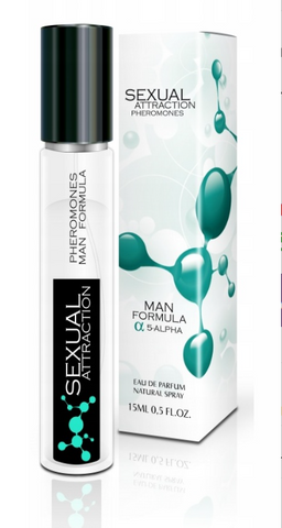 Туалетна вода з феромонами для чоловіків Sexual Attraction Pheromones for Men, 15 ml Sexual-1 фото