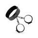 Наручники с повідцем Bedroom Fantasies Collar & Wrist - Black SO8805 фото 1
