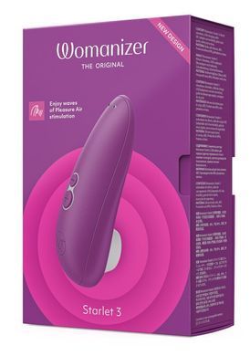 Вакуумний кліторальний стимулятор Womanizer Starlet 3 VIOLET SO8741 фото
