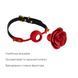 Розкішний кляп у вигляді троянди Zalo - Rose Ball Gag, подвійне використання SO6690 фото 4