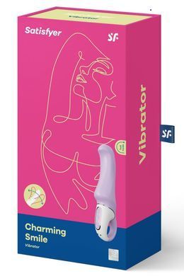 Потужний вібратор Satisfyer Vibes Charming Smile з гнучким стовбуром, літій силікон, 12 режимів SO2201 фото