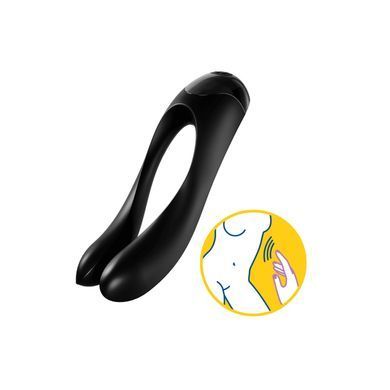 Вібратор на палець Satisfyer Candy Cane Black SO4653 фото