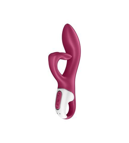 Вібратор-кролик із потрійним відростком Satisfyer Embrace me Berry, 2 мотори, діаметр 3,6 см SO6285 фото
