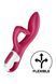 Вібратор-кролик із потрійним відростком Satisfyer Embrace me Berry, 2 мотори, діаметр 3,6 см SO6285 фото 4