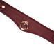 Нашийник з повідцем Liebe Seele Wine Red Curved Collar SO9463 фото 8