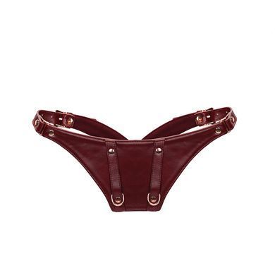 Трусики для вібромасажера Liebe Seele Wine Red Forced Orgasm Strop SO9465 фото