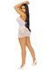 Сукня-сітка зі стразами Leg Avenue Rhinestone halter mini dress White, відкрита спина, one size SO7957 фото 7