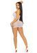 Сукня-сітка зі стразами Leg Avenue Rhinestone halter mini dress White, відкрита спина, one size SO7957 фото 8