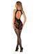 Сітчастий бодістокінг без рукавів Obsessive Bodystocking G331 S/M/L, black, з доступом SO7697 фото 6