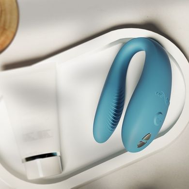 Вібратор для пари We-vibe Sync Go (Blue) 540097 фото
