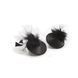 Пестіс - стикини Bijoux Indiscrets Burlesque pasties FEATHER, з пір'ям SO2669 фото 3