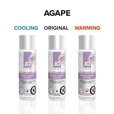 Розігрівальна змазка System JO AGAPE &mdash; WARMING (60 мл) без гліцерину, гліколю та парабенів SO1687 фото