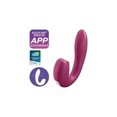 Вакуумний смарт-вібратор Satisfyer Sunray Berry, 4 положення стовбура 400888 фото