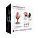 Металева анальна пробка із прикрасою у вигляді кристалу Dorcel - Diamond Plug Rose Gold M SO5531 фото 6