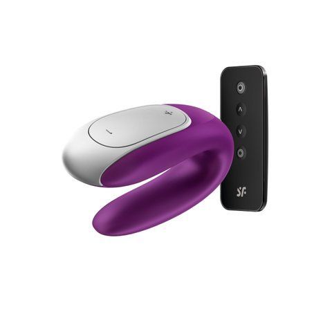 Смарт-вібратор для пар Satisfyer Double Fun (Violet) з пультом ДК SO5059 фото