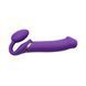 Безремінний страпон з вібрацією Strap-On-Me Vibrating Violet XL, діам. 4,5 см, пульт ДК, регульовани SO3827 фото 5
