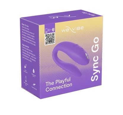 Смарт вібратор для пари We-vibe Sync Go (Purple) 540098 фото