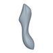 Вакуумний стимулятор з вібрацією Satisfyer Curvy Trinity 3 BlueGrey SO6118 фото 3