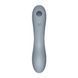 Вакуумний стимулятор з вібрацією Satisfyer Curvy Trinity 3 BlueGrey SO6118 фото 4