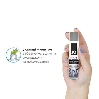 Охолоджувальний лубрикант на силіконовій основі System JO PREMIUM &mdash; COOLING (30 мл) SO1436 фото