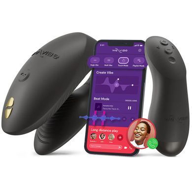 Смарт-вібратор для пар We-Vibe Chorus Pro Satin Black SO6921 фото