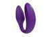 Смарт-вібратор для пар We-Vibe Sync 2 Purple, 10 віброрежимів, пульт ДК SO8762 фото 1