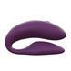 Смарт-вібратор для пар We-Vibe Chorus Purple, сенсорне керування вібраціями стисненням пульта SO6923 фото 4
