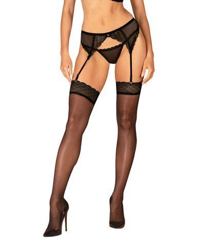 Панчохи Obsessive Chemeris stockings XL/2XL SO9772 фото
