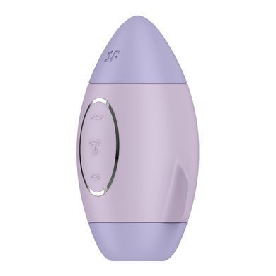 Вакуумний стимулятор з вібрацією Satisfyer Mission Control Violet, 2 незалежні мотори SO8970 фото