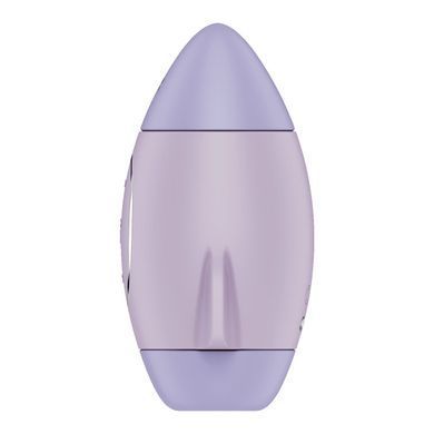 Вакуумний стимулятор з вібрацією Satisfyer Mission Control Violet, 2 незалежні мотори SO8970 фото