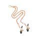 Нашийник із затискачами для сосків Liebe Seele Rose Gold Memory Collar with Nipple Clamps SO9495 фото 3