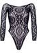 Боді Leg Avenue Snap crotch thong back teddy Black M/L SO9132 фото 3