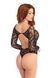 Боді Leg Avenue Snap crotch thong back teddy Black M/L SO9132 фото 2