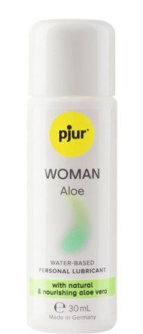 Лубрикант на водній основі pjur Woman Aloe 30 мл з екстрактом алое, зволожувальний, без парабенів PJ13310 фото